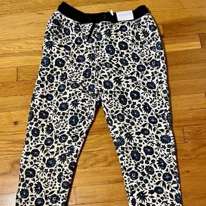 NWT TopShop floral joggers sz extra small